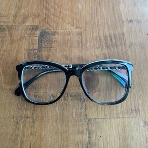CHANEL Authentic tortoise optical cat-eye glasses